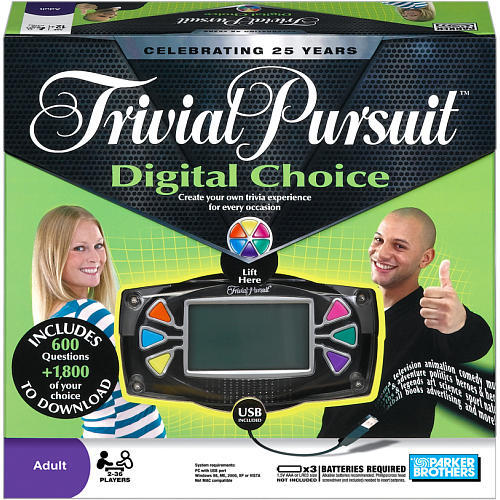 Details about TRIVIAL PURSUIT Digital Choice AE 25th anniv Edition