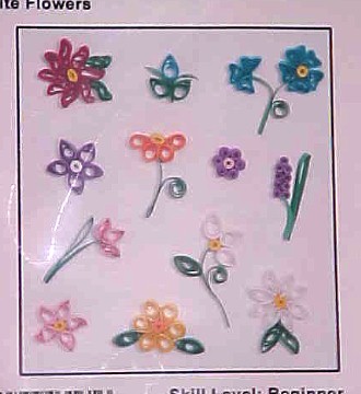 level beginner. Paplins No 3161 Petite Flowers designed by Pat Caputo 