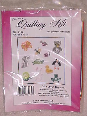 Quilling Beginner Kit Garden Pals Penguin Owl Frog A